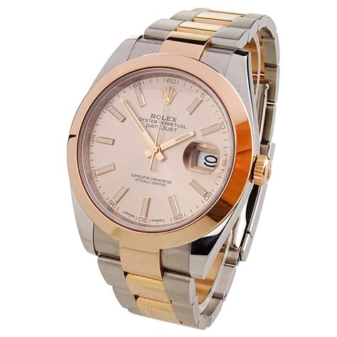 rolex datejust rose gold oyster